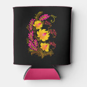 Ukrainian Floral Folk Art 缶クーラー (正面)