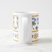 Ukrainian folk art ornament Specialty Mug ジャンボコーヒーマグカップ (裏面)