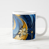 Ukrainian folk art pattern ジャンボコーヒーマグカップ (右)