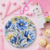 Ukrainian folk art pattern ペーパープレート (パーティー)