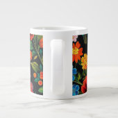 Ukrainian folk art pattern X-Large Mug ジャンボコーヒーマグカップ (裏面)