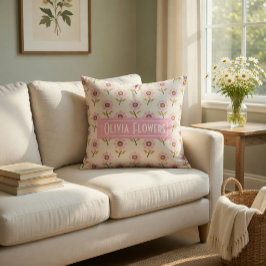 Ukrainian Folk Cross Stitch Embroidery Floral Patt クッション