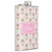 Ukrainian Folk Cross Stitch Floral Pattern フラスク (右)