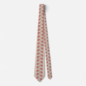 Ukrainian Folk Embroidery Pattern Men’s Tie ネクタイ (正面)