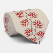 Ukrainian Folk Embroidery Pattern Men’s Tie ネクタイ (ロール)
