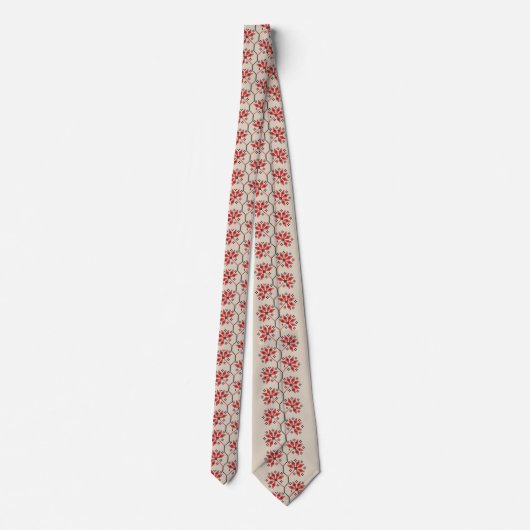 Ukrainian Folk Embroidery Pattern Men’s Tie ネクタイ (裏面)
