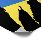 Ukrainian Quote Ukraine Flag Ukraine Shirt ポスター (角)