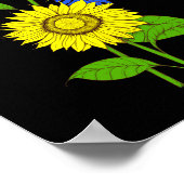 Ukrainian Sunflowers Traditional Symbol Of Ukraine ポスター (角)