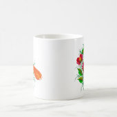 Ukrainian traditional Petrikivka art  コーヒーマグカップ (中央)