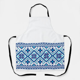 Ukrainian vushuvanka folk art All-Over Print Apron エプロン