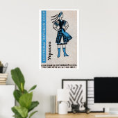 Ukrainian Woman Matchbox Art Print, Soviet Vintage ポスター (ホームオフィス)