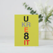 UKRE8IT (You Create It)ポストカード ポストカード (スタンド正面)