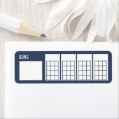 Ukuleleソングコードチャート4フレッツブルーテンプレート ラベル (インサイチュ)