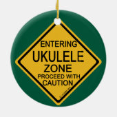 Ukuleleゾーンに入る セラミックオーナメント (裏面)