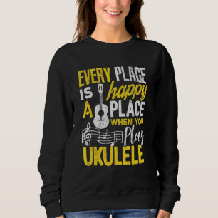 UkuleleメンズウィメンズキッズUke Ukuleleプレーヤー用 スウェットシャツ