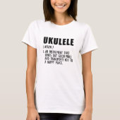 Ukulele定義 Tシャツ (正面)