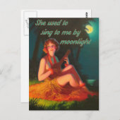 Ukulele byムーンライトポストカード ポストカード (正面/裏面)