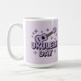 Ukulele Day Mug コーヒーマグカップ