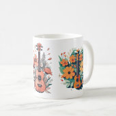 Ukulele Enthusiast Mug コーヒーマグカップ (正面右)