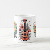 Ukulele Enthusiast Mug コーヒーマグカップ (中央)