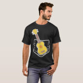 Ukulele Inside My Pocket Uke Guitar Player Music I Tシャツ (正面フル)
