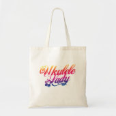 Ukulele Lady Tote Bag トートバッグ (正面)