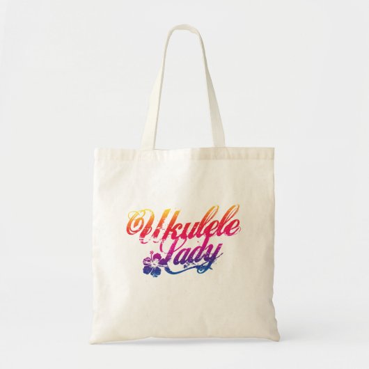 Ukulele Lady Tote Bag トートバッグ (正面)