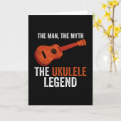 Ukulele Legend カード (黄色い花)