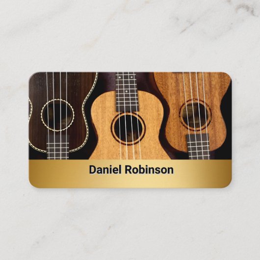 Ukulele Music Teacher 名刺 (正面)