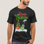 Ukulele Music   Xmas Decorations Santa Ukulele Chr Tシャツ (正面)