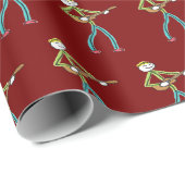 Ukulele Playing Stickman ラッピングペーパー (ロールコーナー)