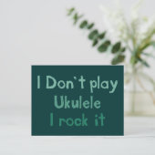 Ukulele Rock Itポストカード ポストカード (スタンド正面)