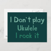 Ukulele Rock Itポストカード ポストカード (正面/裏面)