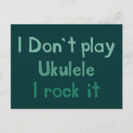 Ukulele Rock Itポストカード ポストカード