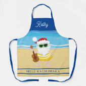 Ukulele Santa Claus  エプロン (正面)