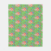 Ukulele Ukkiy フリースブランケット (正面)