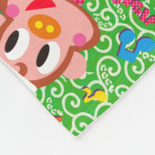 Ukulele Ukkiy フリースブランケット (角)