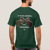 Ukulelen… ES istのein Lebensstil… Tシャツ (裏面)