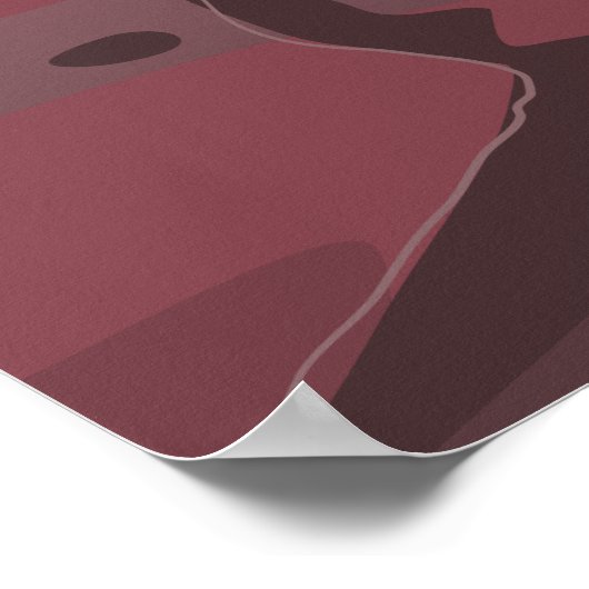 Ulawunパプアニューギニアヴィンテージ漫画のポスター。 ポスター (角)