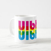 Ulbha (Ulva in Scottish Gaelic (Gàidhlig) コーヒーマグカップ (正面左)