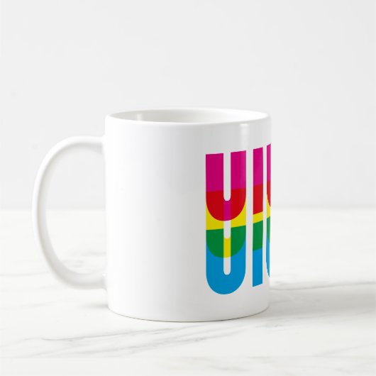 Ulbha (Ulva in Scottish Gaelic (Gàidhlig) コーヒーマグカップ (左)