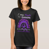 Ulcerative Colitis Awareness I Wear Purple For Som Tシャツ (正面)
