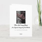 Uld Lang Syne Greeting Cardの場合 シーズンカード (裏面)