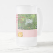 ₩ulffieのRosarianRose HappySUNny Mug* フロストグラスビールジョッキ (正面右)