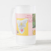 ₩ulffieのRosarianRose HappySUNny Mug* フロストグラスビールジョッキ (正面左)