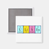 Ulises周期表名マグネット マグネット (正面/裏面)