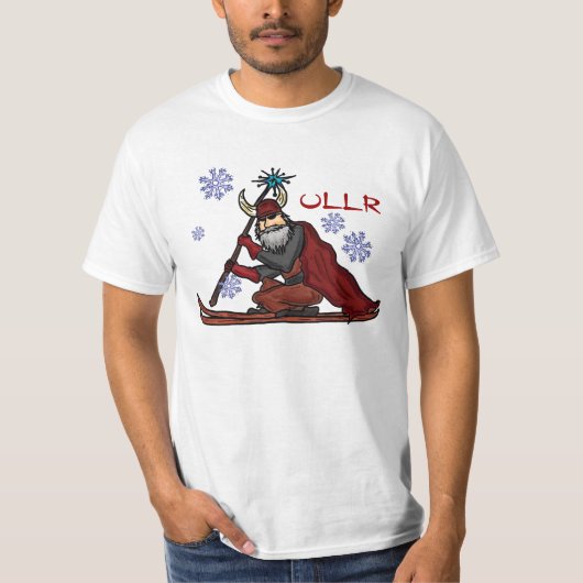 Ullrの雪の神のワイシャツ Tシャツ (正面)