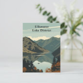 Ullswater, Lake District, England Travel Art ポストカード (スタンド正面)