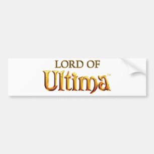 Ultimaのロゴの主 バンパーステッカー