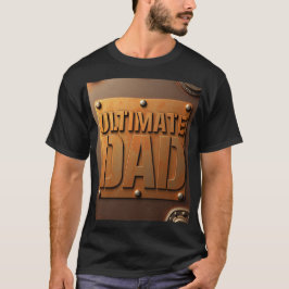Ultimate Dad Metallic Plate Dad Gift Tシャツ